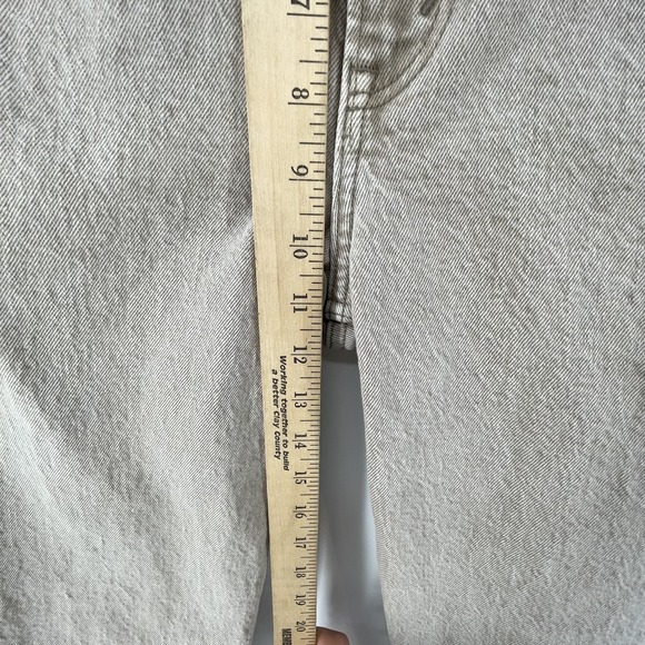 Abercrombie & Fitch Jeans Women Sz 28/6L Beige Tan 90s Relaxed Ultra-Rise 28x31 - Picture 9 of 11